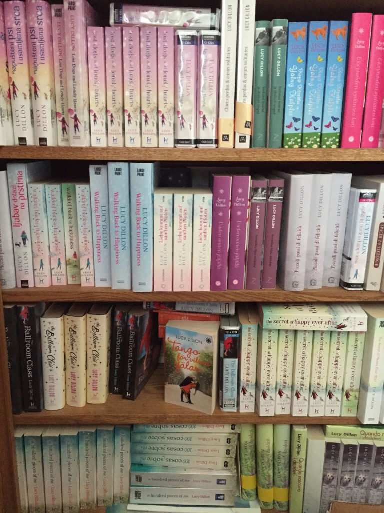 some of the translation editions on my bookshelves!