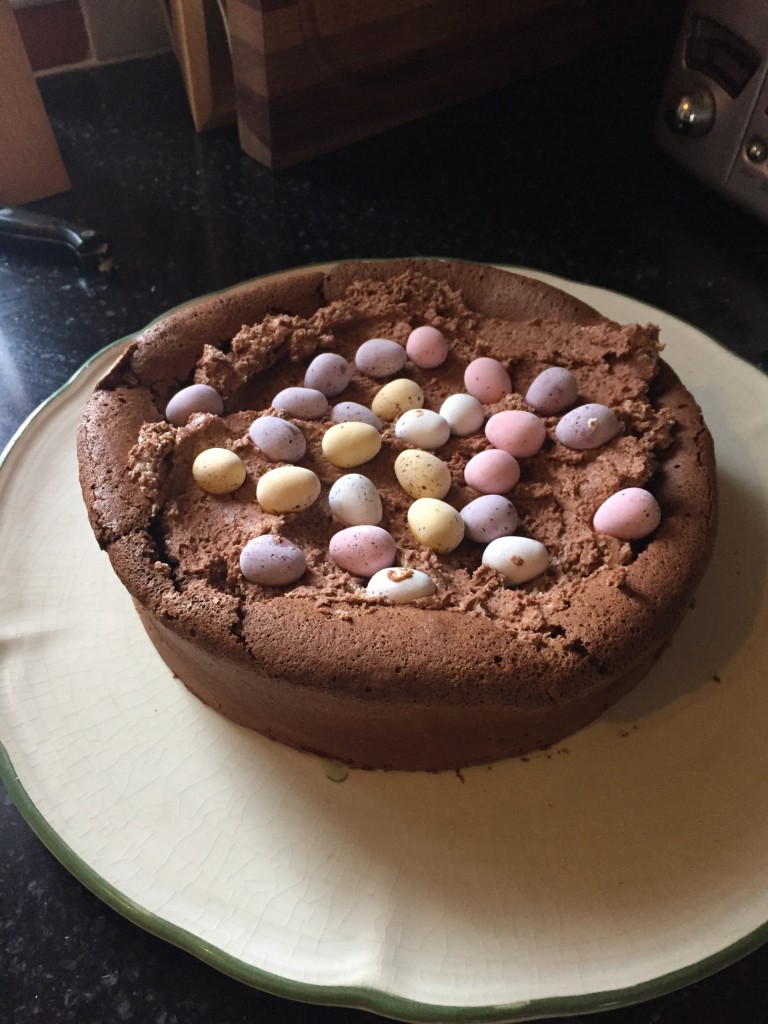 Here's a cake I made for easter...